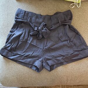 Sparkle & Fade High Waist Charcoal Shorts